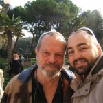 Peter Gazzola con Terry Gilliam