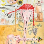 Ricordi - 2007 - cm 76x57 - ink and water-colour on paper - peter gazzola