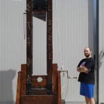My Diplomacy with the Art Galleries - 2008 - cm 350 x 133 x 123 - Guillotine with double safety, made with wood, iron and mixed media
